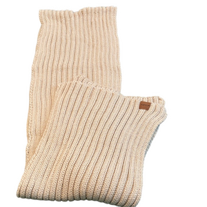Fisfet Chunky Knit Scarf Oatmeal Color